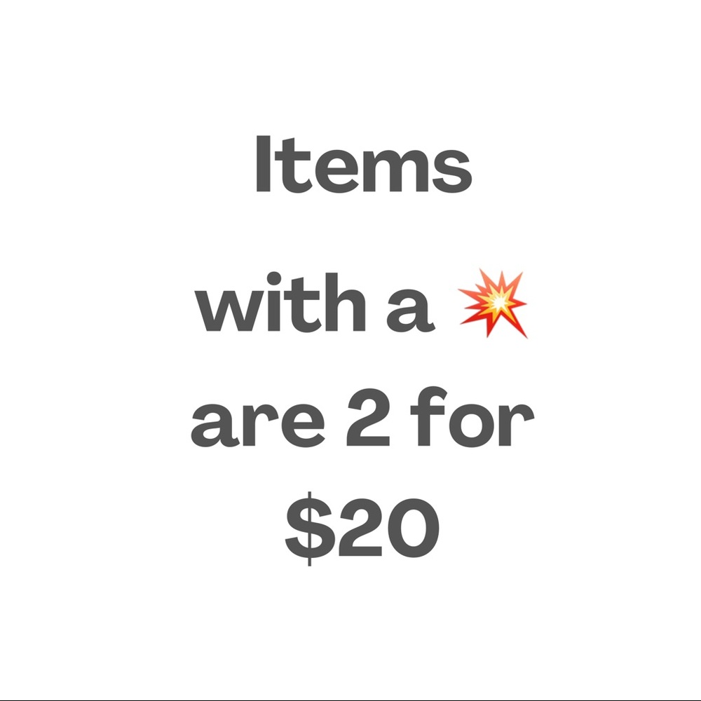 2/$20 bundles!
